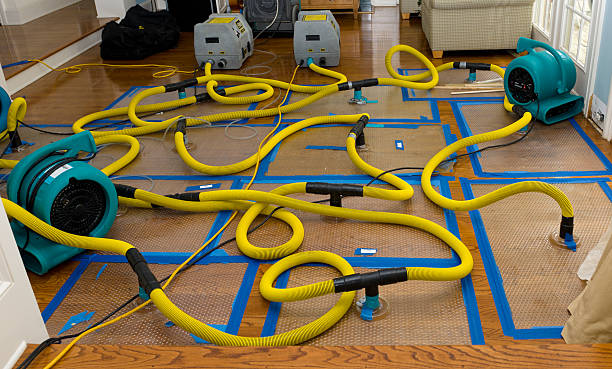 Professional Water Extraction technician working in Russell, PA